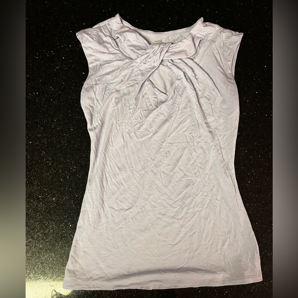 INC International Concepts Light Purple Sleeveless Blouse